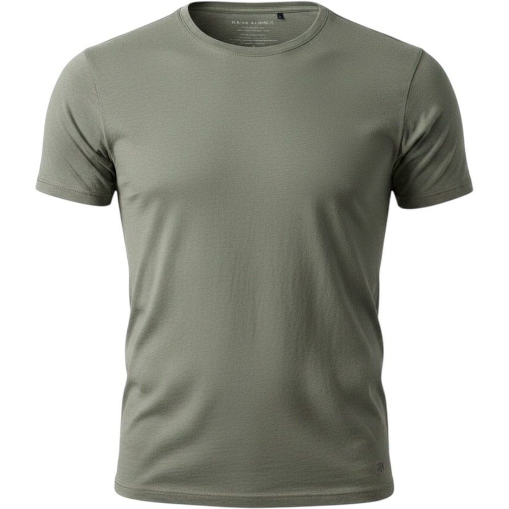 Banana Republic Men's Short Sleeve Crew Tee in Olive Green